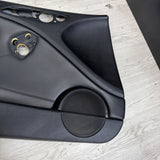 01-06 BMW E46 M3 DRIVER LEFT SIDE DOOR PANEL CARD BLACK OEM