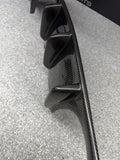 NEW 08-13 BMW E92 E93 M3 Carbon Fiber Rear Bumper Diffuser V Style