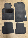 Genuine 01-06 BMW E46 M3 Convertible Carpets Floor Mats Black Front & Rear