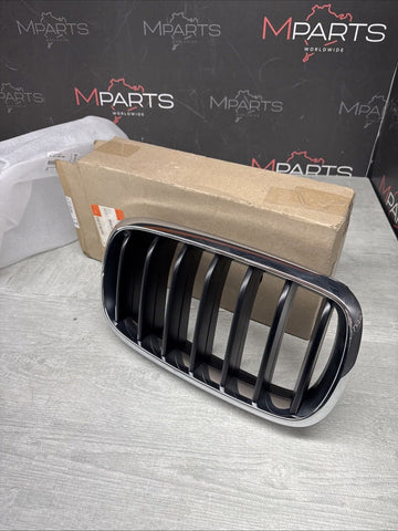 NEW 2014-2018 OEM BMW X5 Right Radiator Grille Chrome 7294486