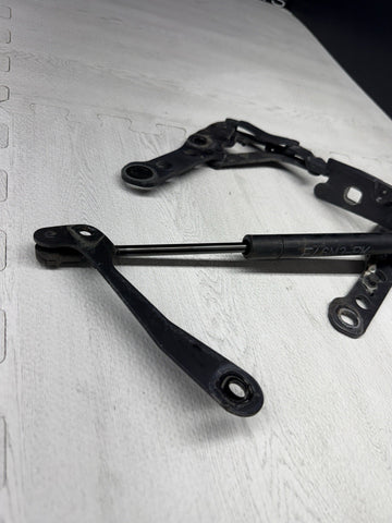 2001-2006 BMW E46 M3 FRONT HOOD HINGE HINGES SHOCKS SUPPORT SET