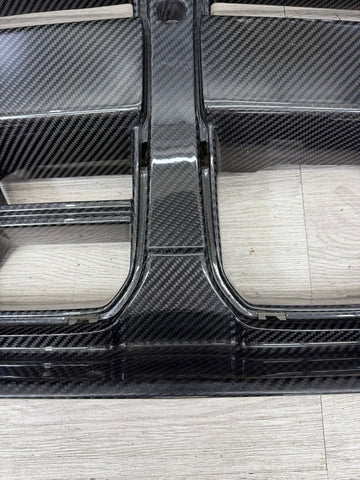 21-26 BMW G80 G82 G83 M3 M4 FRONT BUMPER KIDNEY CENTER GRILLE GRILL CARBON FIBER