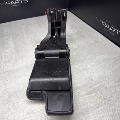 01-06 BMW E46 M3 Center Console Armrest Arm Rest Black Leather Wrapped