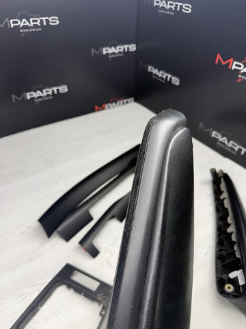01-06 BMW E46 M3 Convertible Interior Armrests Trim Set Sprayed Black