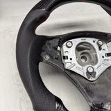 08-13 BMW E90 E92 E93 M3 OHC Carbon fiber Steering Wheel Red Stitched DCT