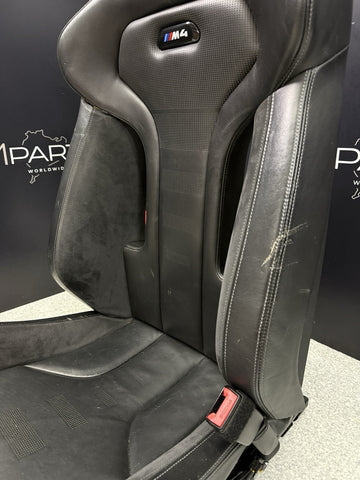 15-20 BMW F82 M4 CS M4cs Coupe Front Right Passenger Seat Black