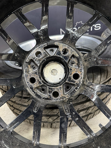 18" Gloss Black PSR Wheels Rims 18x9 ET45 BMW E46 M3 5x120 Square LM style