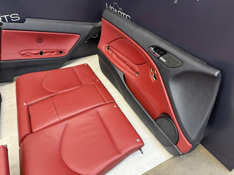 01-06 BMW E46 M3 Coupe Interior Front & Rear Seats Complete Imola Red