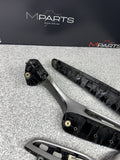 01-06 BMW E46 M3 Convertible Interior Armrests Trim Set Brushed Aluminum