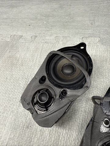 01-06 BMW E46 M3 HAES FRONT MID RANGE TWEETER SPEAKERS 65138374697