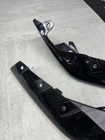 21-25 BMW G80 G82 G83 M3 M4 OEM Gloss Black Front Bumper Corner Splitters