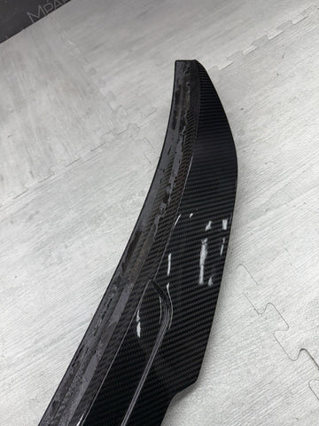 15-20 BMW F87 M2 COUPE REAR TRUNK CARBON LIP SPOILER RW CARBON