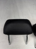 99-06 BMW E46 328 325 330 Sedan Coupe Rear Seat Headrest Black Pair OEM