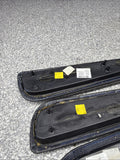 01-06 BMW E46 M3 Coupe Door Upper Arm Rest Armrest Pads Black *Tabs*