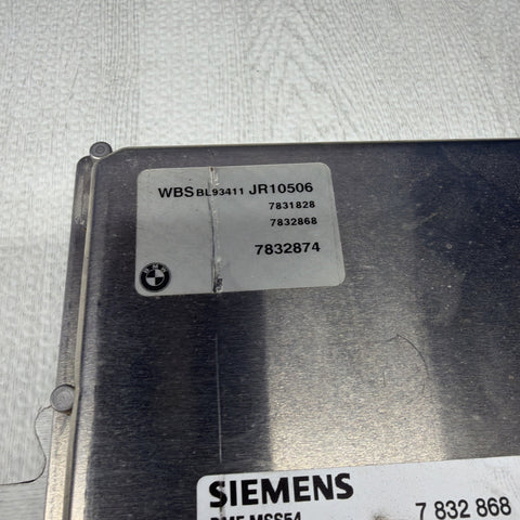 01-06 BMW E46 M3 S54 OEM ENGINE DME ECU COMPUTER MSS54