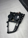 15-20 BMW F80 F82 F83 M3 M4 Front Cup Holder Center Console Trim White Stitching