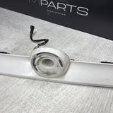 01-06 BMW E46 M3 Convertible Trunk Lid Grip Key Deck Handle Alpine White