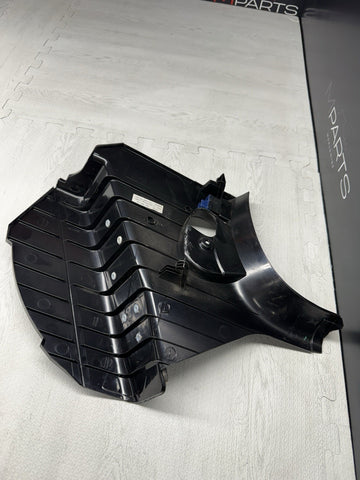 01-06 BMW E46 M3 BLACK DEAD PEDAL KICK PANEL COVER 7902400 *Damage