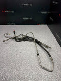 08-13 BMW M3 E90 E92 E93 Front Lower Power Steering Line Hose Set OEM