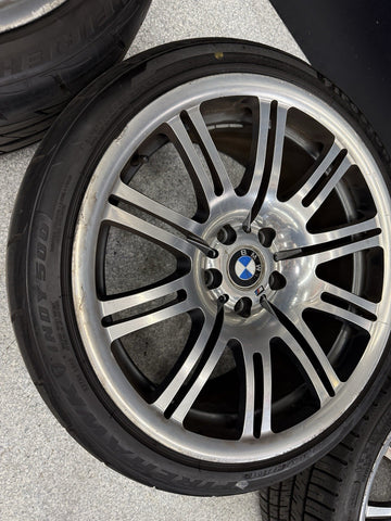 OEM BMW 01-06 E46 M3 19” Style 67 Wheels Rims Staggered Set