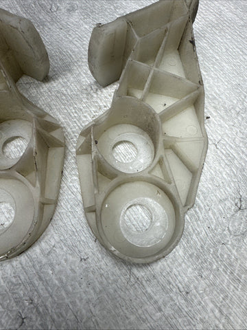 01-06 BMW E46 M3 S54 FRONT BUMPER COVERS LEFT RIGHT BRACKETS GUARDS OEM