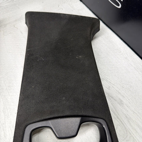 06-10 BMW E60 M5 Left Right Set B-Pillar Trim Panel Cover Alcantara OEM Used