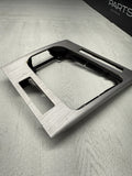 01-06 BMW E46 M3 Convertible Interior Center Shift Shifter Trim Brushed Aluminum