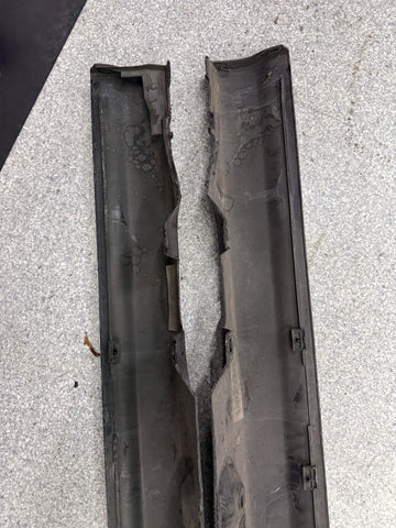 01-06 BMW E46 M3 Rocker Panel Side Skirts OEM Carbon Black