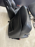 06-10 BMW E63 M6 Front Merino Black Leather Heated Left Right Sport Seat Set OEM