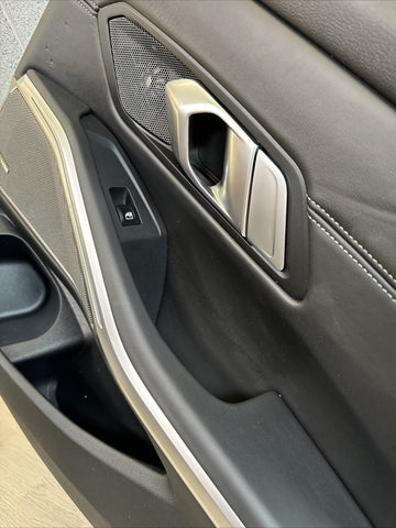 BMW 21-24 G80 M3 Sedan OEM Right Passenger Rear Door Card Panel Black