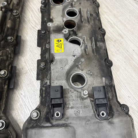 2008-2013 BMW E90 E92 E93 M3 S65 V8 Valve Covers Pair LH RH 7838268 7838267