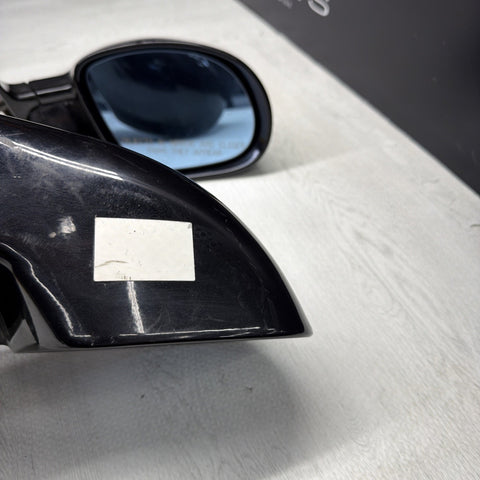 95-99 BMW E36 M3 Coupe Side Mirrors Pair Cosmos Black