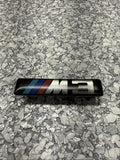 01-06 BMW E46 M3 Fender Vent Grille Grill Emblem + Bracket OEM 568350680
