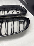 BMW F06 F12 F13 M6 Front Kidney Grilles Grille Set Black