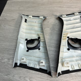 11-17 BMW F10 528 535 550 M5 INTERIOR B-PILLARS TRIMS COVERS ALCANTARA PAIR