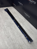 BMW 21-26 G80 M3 Front Left Lower Side Skirt Rocker Panel Tanzanite Blue