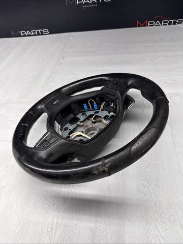 11-13 BMW F10 535i 528i 550i Sport Steering Wheel Black OEM