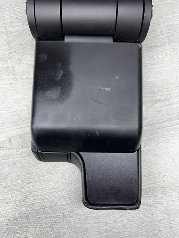 01-06 BMW E46 M3 Center Console Armrest Arm Rest Black Leather