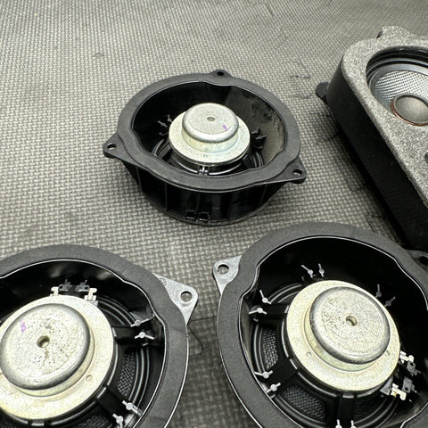 14-19 BMW F15 X5 F85 X5M HARMAN KARDON SPEAKERS WOOFERS TWEETERS DOOR ROOF SET