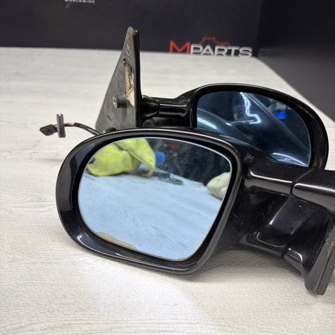 95-99 BMW E36 M3 Coupe Side Mirrors Pair Cosmos Black