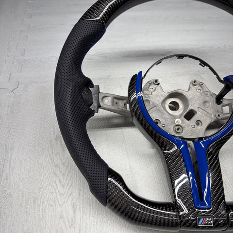 15-20 BMW F80 F82 F83 M3 M4 OHC Carbon fiber Steering Wheel Manual DCT