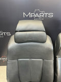 06-10 BMW E60 M5 Interior Front Seats Black Complete Powered