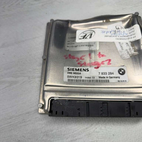2001-2006 BMW E46 M3 DME ECU Computer MSS54 Siemens 5WK9319 OEM 7833284 *DAMAGE*