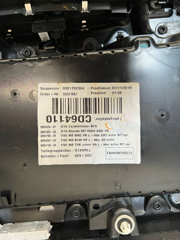 Front Right Passenger Door Card Panel OEM BMW F92 M8 Coupe