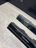 01-06 BMW E46 M3 Rocker Panel Side Skirts OEM Carbon Black