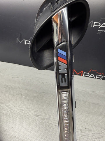08-13 BMW E92 E93 M3 Fender Grilles Side Marker Lights Chrome OEM Factory