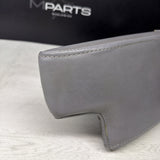 01-06 BMW E46 M3 Center Console Armrest Arm Rest Dove Grey Leather