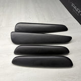 01-06 BMW OEM E46 M3 Coupe Trim Armrest Pads Set Black 8238622 *Notes*