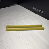 BMW E46 M3 01-06 Rear Left & Right Exterior Trim Molding Set Phoenix Yellow OEM