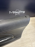 01-06 BMW E46 M3 PASSENGER RIGHT SIDE DOOR PANEL CARD BLACK OEM